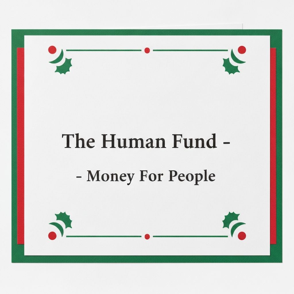 The Human Fund - Original Seinfeld card